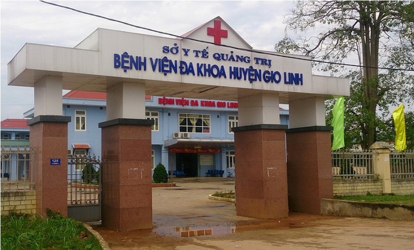 Bệnh viện Đa khoa huyện Gio Linh – nơi xảy ra vụ việc 2 mẹ con sản phụ tử vong 