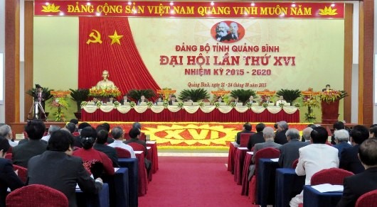 Công tác tổ chức cán bộ ở tỉnh Quảng Bình đạt nhiều bước tiến mới sau Đại hội Đảng bộ tỉnh này lần thứ XVI. Ảnh: T.N.Phong