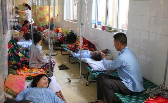 Dịch SXH bùng phát khiến các bệnh viện ở Quảng Bình quá tải.