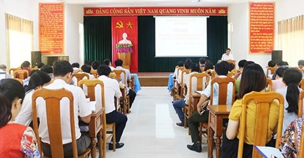 Hội nghị tập huấn thu hút đông đảo học viên tham gia.