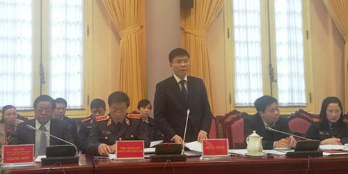 Thứ trưởng Bộ Tư pháp Lê Thành Long giới thiệu về BLDS, BLHS và Nghị định về thực hiện chế định Thừa phát lại