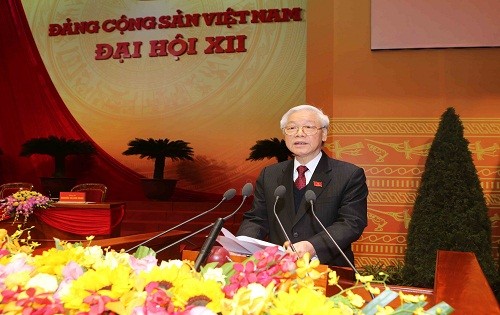 Tổng Bí thư Nguyễn Phú Trọng chủ trì họp báo quốc tế sau ĐH XII