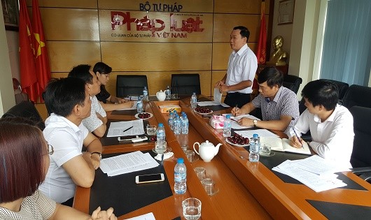 Đảng ủy Bộ Tư pháp tiến hành kiểm tra công tác Đảng đối với Đảng bộ cơ sở báo Pháp luật Việt Nam