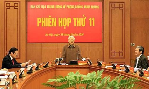 Tổng Bí thư Nguyễn Phú Trọng - Trưởng Ban Chỉ đạo chủ trì phiên họp thứ 11 Ban Chỉ đạo Trung ương về phòng, chống tham nhũng