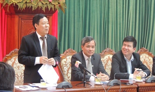 Phó Chủ tịch huyện Mỹ Đức Nguyễn Văn Hậu  - Trưởng ban tổ chức lễ hội  chùa Hương năm 2017