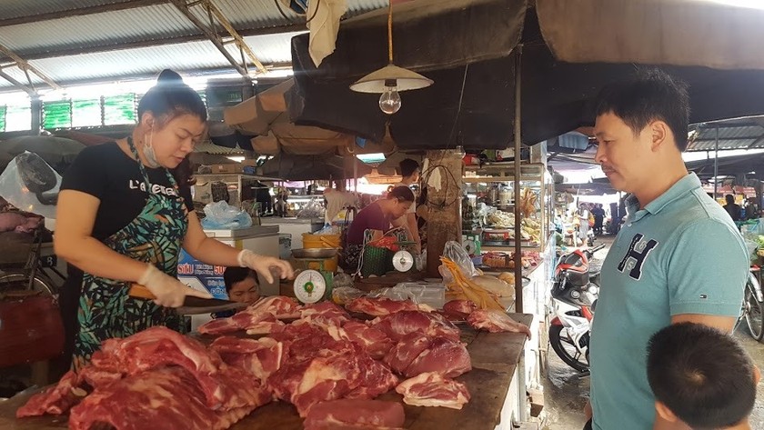 Giá thịt lợn tăng cao khiến sức mua giảm. Ảnh: laodong.vn