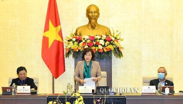 Chủ tịch Quốc hội Nguyễn Thị Kim Ngân bày tỏ cảm ơn đến những người nơi tuyến đầu chống dịch.