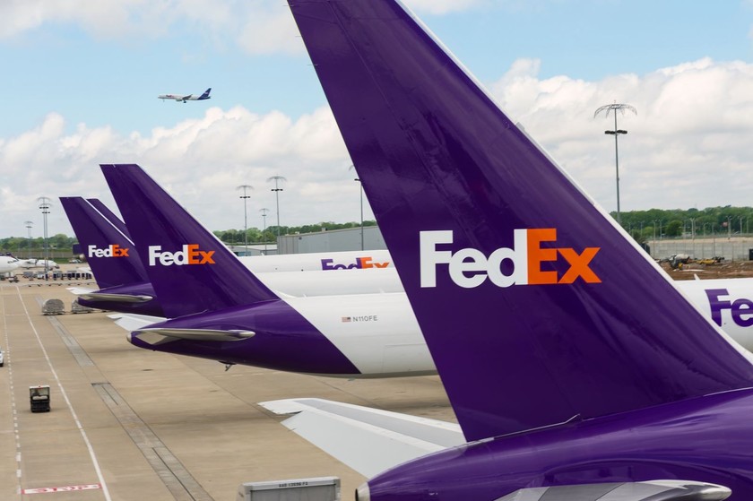 Máy bay chuyển phát nhanh của FedEx. Ảnh: fedex.com