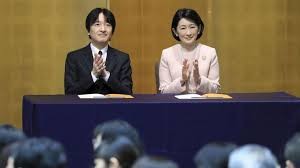 Vợ chồng Thái tử Nhật bản Fumihito. Ảnh: KyodoNews