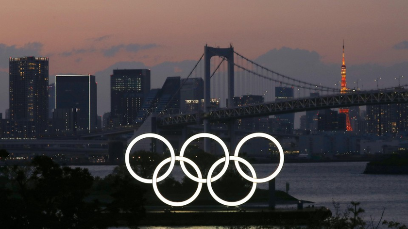 Olympic Tokyo đã bị hoãn một năm do đại dịch virus corona. Ảnh: Kyodo News