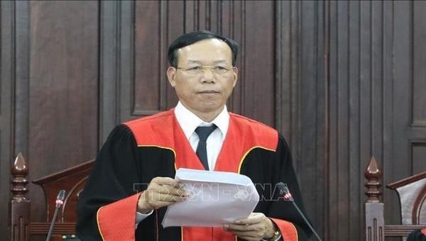 Phó Chánh án TAND tối cao Nguyễn Trí Tuệ. Ảnh: TTXVN