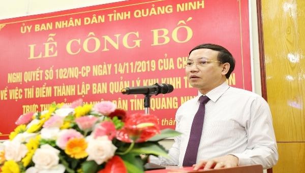 Bí thư Tỉnh ủy, Chủ tịch HĐND tỉnh Quảng Ninh tin tưởng bộ máy vận hành của Ban Quản lý KKT Vân Đồn sẽ tạo ra bước phát triển đột phá.
