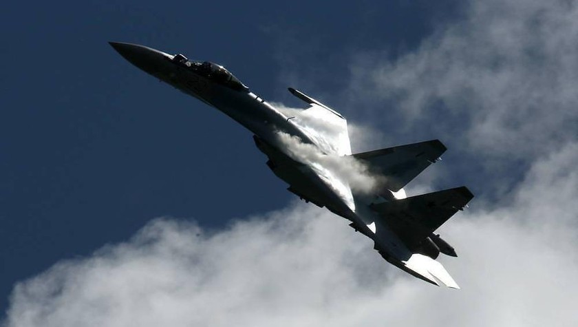 Nga vừa ra mắt sản xuất máy bay chiến đấu Su-35 sản xuất cho Ai Cập. Ảnh: TASS