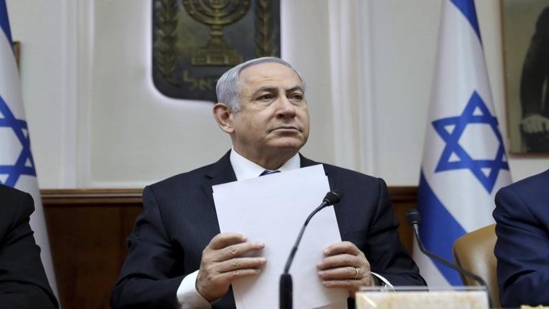 Thủ tướng Israel Benjamin Netanyahu chủ trì cuộc họp nội các hàng tuần, tại Jerusalem.