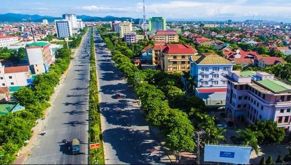 Một góc thành phố Vinh, tỉnh Nghệ An. Ảnh: VGP