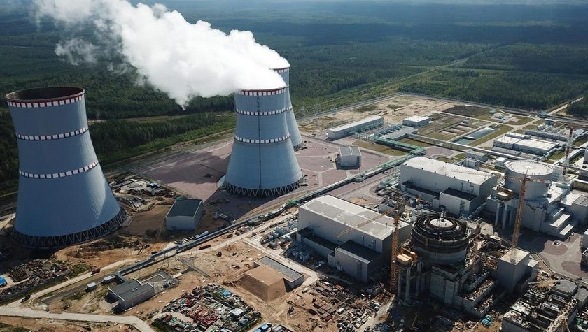Nhà máy điện hạt nhân Leningrad (tháng 8/2019. Ảnh: TASS 
