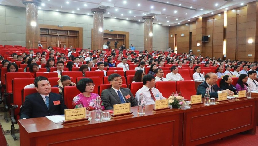 Các đại biểu dự Đại hội đại biểu Đảng bộ Bộ Tư pháp lần thứ XI, nhiệm kỳ 2020 - 2025.
