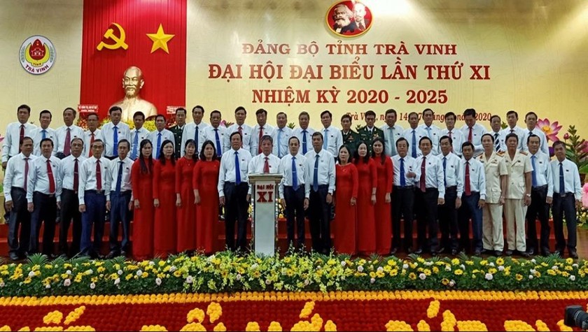 Ban chấp hành Đảng bộ tỉnh Trà Vinh nhiệm kỳ 2020-2025.