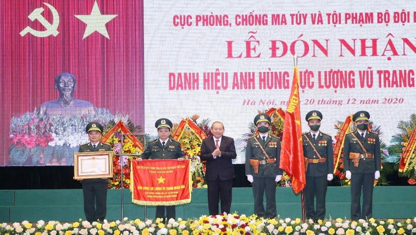 Cục Phòng, chống ma tuý và tội phạm, Bộ Tư lệnh BĐBP đón nhận Danh hiệu Anh hùng Lực lượng vũ trang nhân dân.