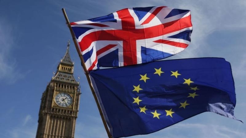 Thỏa thuận thương mại hậu Brexit mà EU và Anh đạt được đang chờ Nghị viện EU thông qua. Ảnh: AFP