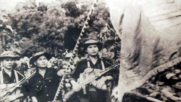 Một đơn vị Quân giải phóng Miền Nam. Ảnh: Bảo tàng Lịch sử Việt Nam