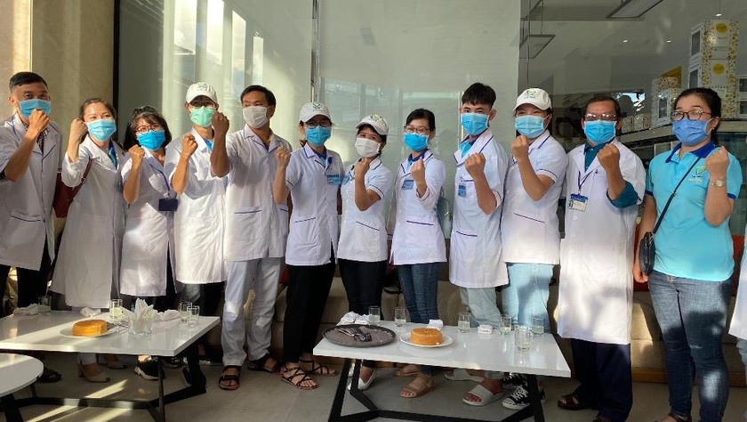Đoàn nhân viên y tế Bình Định từng ra hỗ trợ Đà Nẵng chống dịch Covid-19.