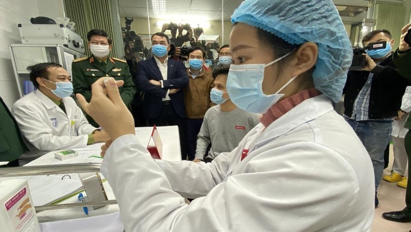 Việt Nam đang thử nghiệm vaccine chống COVID-19. Ảnh minh hoạ: moh.gov.vn