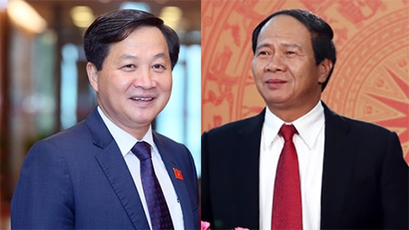 Ông Lê Minh Khái và ông Lê Văn Thành được đề cử để Quốc hội phê chuẩn bổ nhiệm giữ chức Phó Thủ tướng. Ảnh: VOV