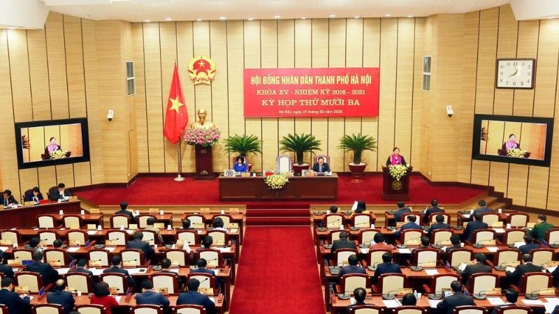 Quốc hội đã ban hành Nghị quyết thí điểm bố trí chức danh đại biểu hoạt động chuyên trách của HĐND TP Hà Nội.  Ảnh: quochoi.vn