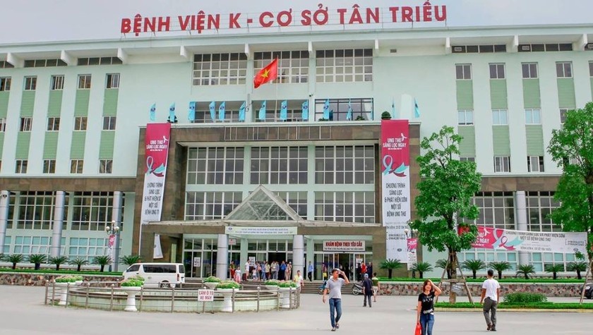 Bệnh viện K - cơ sở Tân Triều - một trong những ổ dịch Covid-19 của TP.