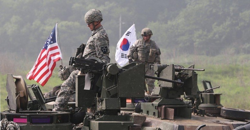 Hình ảnh Liên quân Hàn Quốc - Mỹ trong một cuộc tập trận chung. Ảnh: Yonhap