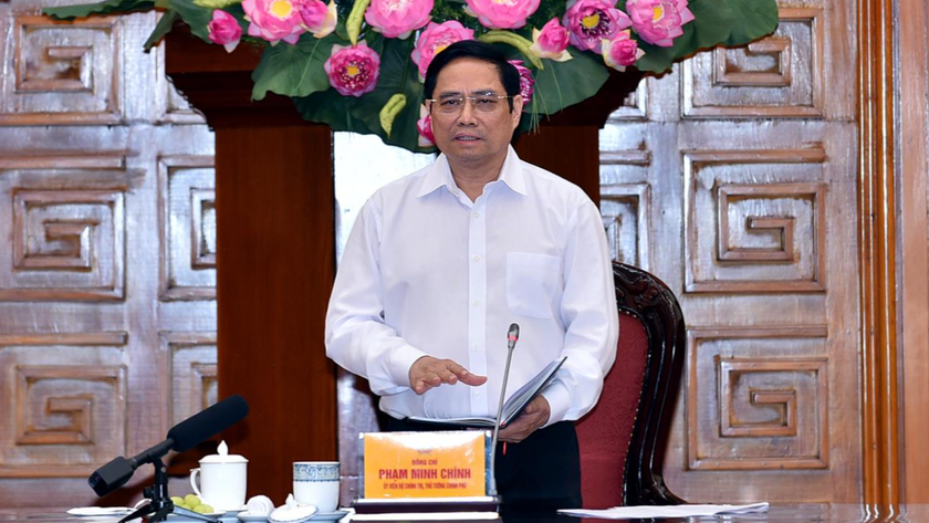 Thủ tướng Phạm Minh Chính đã chủ trì họp Ban Chỉ đạo quốc gia phòng chống dịch bệnh COVID-19. 