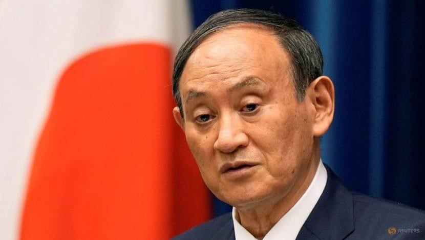 Thủ tướng Nhật Bản Yoshihide Suga phát biểu trong cuộc họp báo thông báo gia hạn tình trạng khẩn cấp ở Tokyo, Nhật Bản, ngày 17/8/2021. Ảnh: Reuters