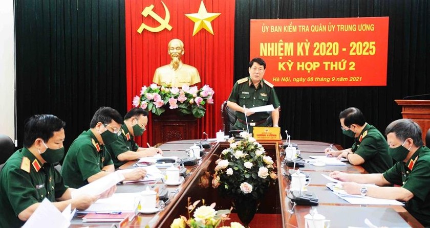 Đại tướng Lương Cường chủ trì Kỳ họp lần thứ 2, UBKT Quân ủy Trung ương nhiệm kỳ 2020-2025. 
