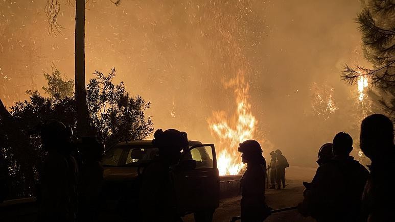 Đám cháy rừng dữ dỗi khiến 500 cư dân phải sơ tán. Ảnh: Văn phòng Chính quyền TP Estepona