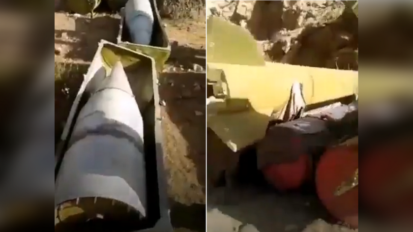 Hình ảnh về số tên lửa đạn đạo Taliban tìm thấy ở Panjshir. 