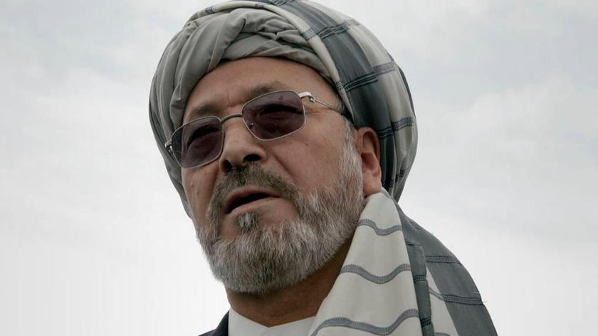 Lãnh đạo đảng Thống nhất Nhân dân Hồi giáo Afghanistan Karim Khalili. Ảnh: AP 