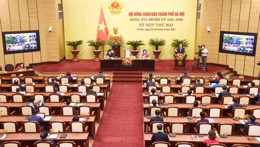 Kỳ họp thứ 2 HĐND TP Hà Nội khóa XVI nhiệm kỳ 2021-2026.