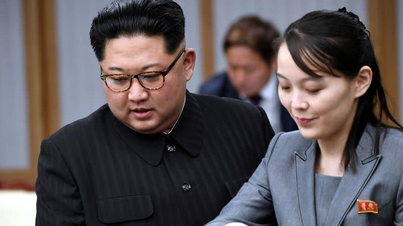 Chủ tịch Kim Jong Un và người thân tín đắc lực, em gái Kim Yo Jong