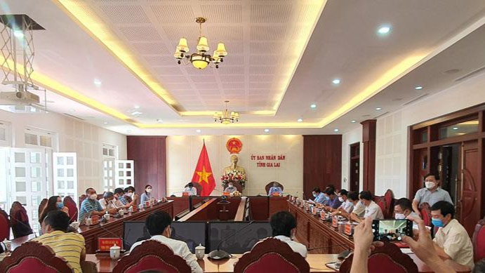 UBND tỉnh Gia Lai tổ chức họp báo định kỳ quý III năm 2021 để thông tin về tình hình kinh tế xã hội. 