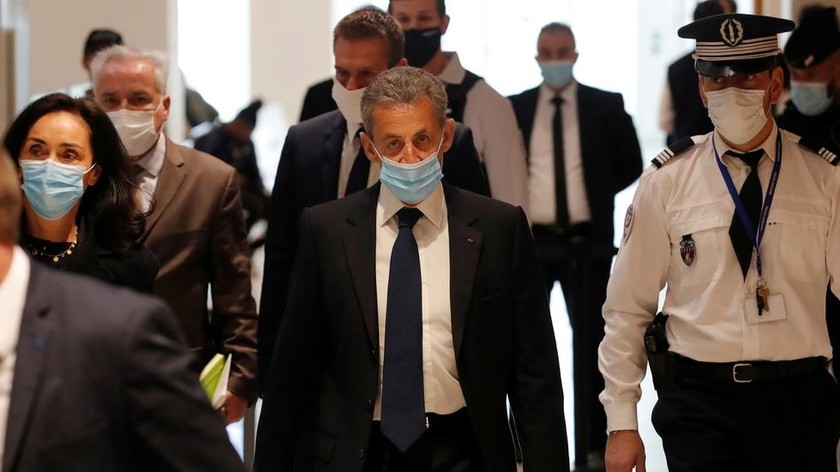 Cựu Tổng thống Pháp Sarkozy bị kết án 1 năm tù vì tài trợ bất hợp pháp cho chiến dịch bầu cử năm 2012. Ảnh: Reuters
