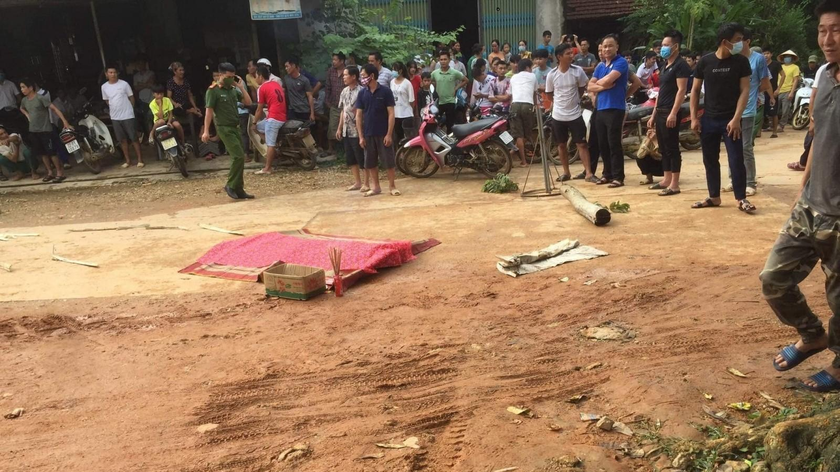 Hiện trường vụ án mang nghiêm trọng xảy ra tại xã Kim Bình (Chiêm Hóa - Tuyên Quang)