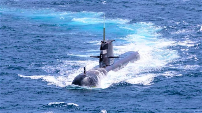 Theo AUKUS, Canberra sẽ đóng ít nhất 8 tàu ngầm hạt nhân, sử dụng công nghệ của Mỹ. Ảnh: News.com.au.