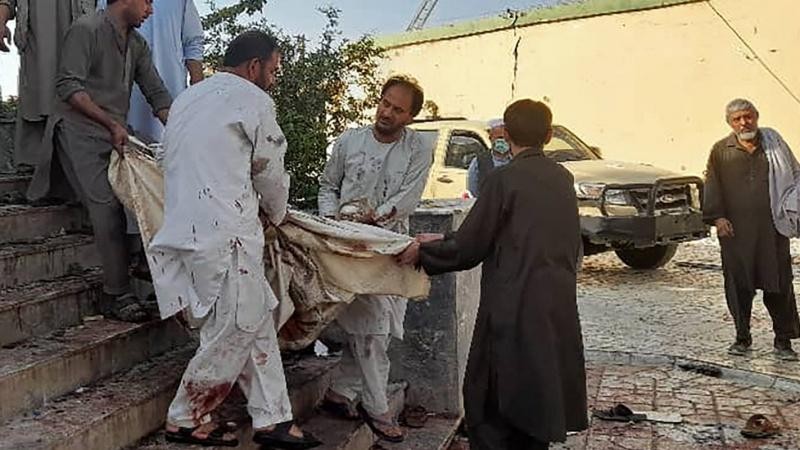 Hơn 50 người đã thiệt mạng trong vụ nổ kinh hoàng ơt Nhà thờ Hồi giáo ở cảng Khan Abad của tỉnh Kunduz hôm 8/10/2021. Ảnh: Pars Today