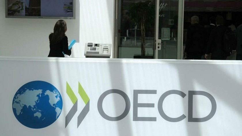 Kỳ vọng mức thuế doanh nghiệp tối thiểu đạt được trong cuộc đàm phán do OECD tổ chức sẽ khiến các Chính phủ "bỏ túi" thêm 129 tỷ euro mỗi năm. Ảnh: France24