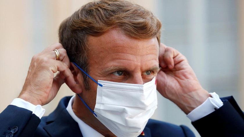 Tổng thống Pháp Emmanuel Macron sau cuộc họp tại Điện Elysee ở Paris, Pháp ngày 6/9/2021. Ảnh: Reuters