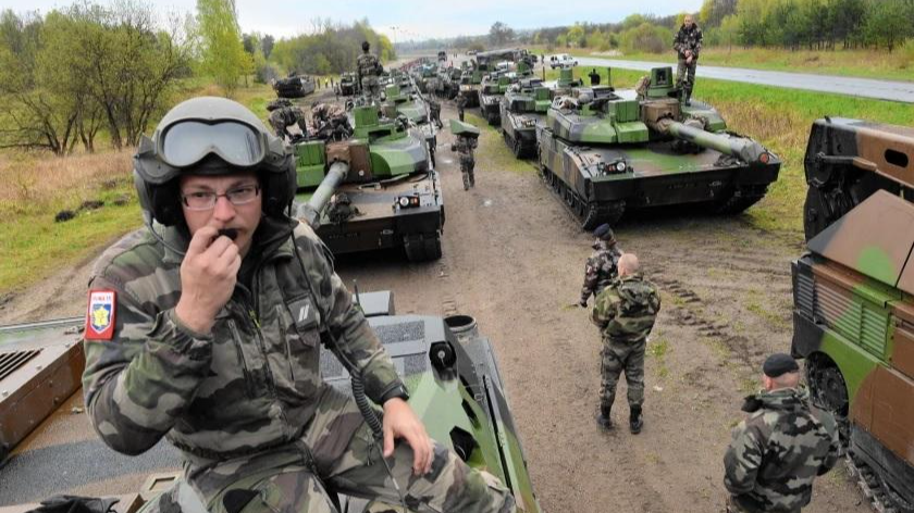 NATO có nhiều cuộc tập trận lớn gần biên giới Nga. Ảnh minh họa: AFP (chụp tháng 7/2015)