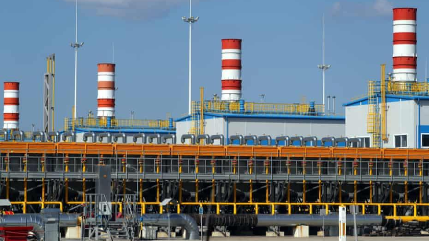 Trạm máy nén Slavyanskaya của Gazprom, điểm bắt đầu của đường ống Nord Stream 2. Ảnh: TASS