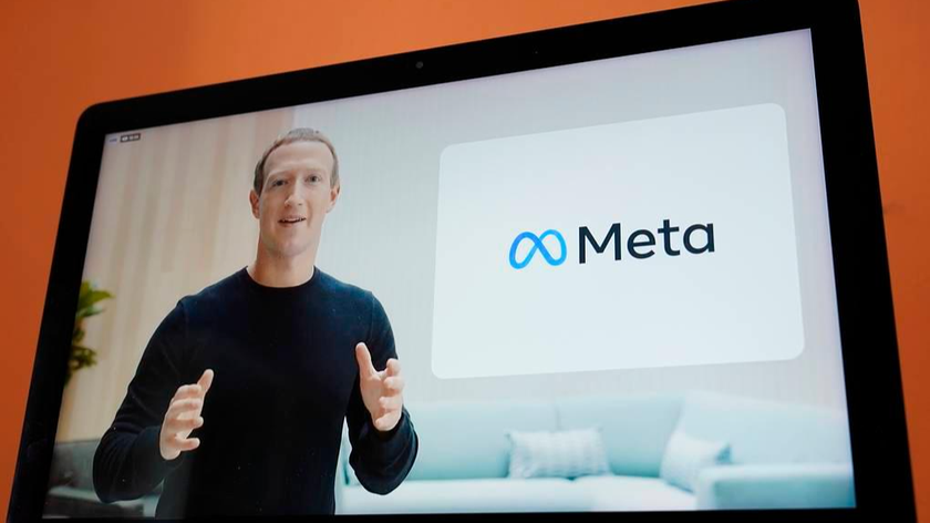 Giám đốc điều hành Facebook Mark Zuckerberg thông báo đổi tên công ty thành Meta. Ảnh: AP