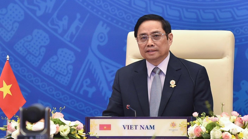 Thủ tướng Chính phủ Phạm Minh Chính đồng chủ trì Đối thoại chiến lược quốc gia giữa Việt Nam và WEF.